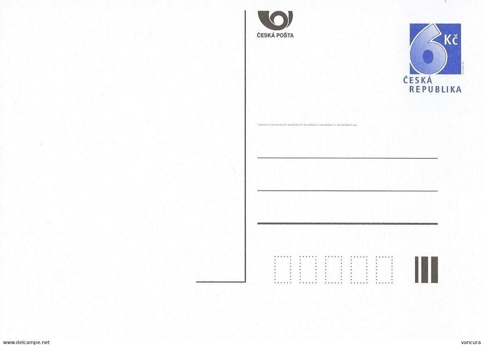 CDV 32 Czech Republic SOLPERA 6 Kc 1998 - Cartes Postales