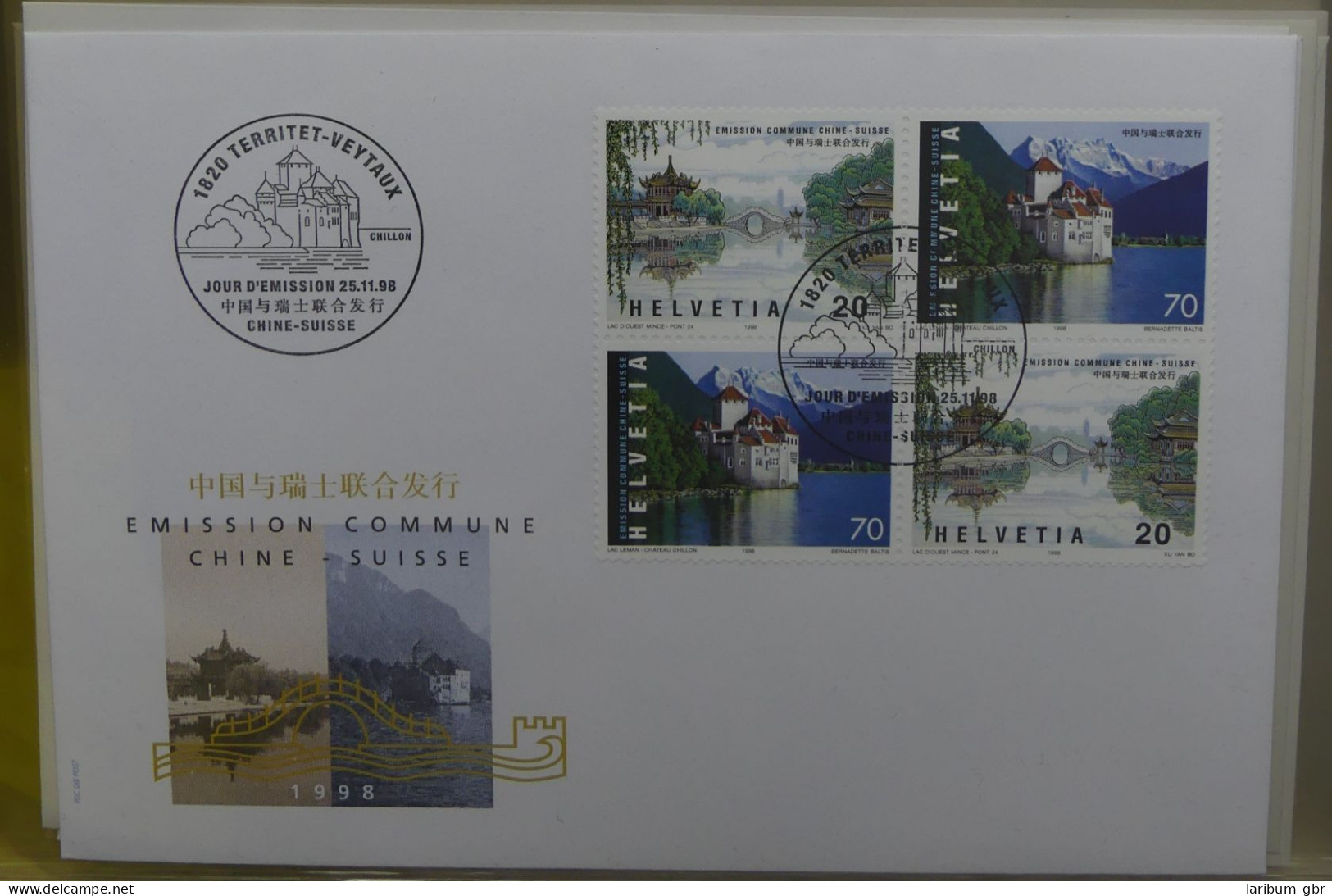 Schweiz Sammlung ab 1997 nur FDC Ersttagsbriefe einzeln und Viererblocks #LW849