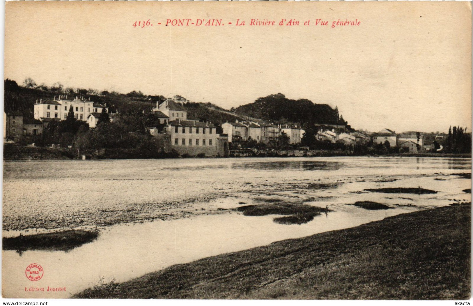 CPA Pont-d'Ain Riviere D'Ain Vue Générale (1277326) - Villars-les-Dombes