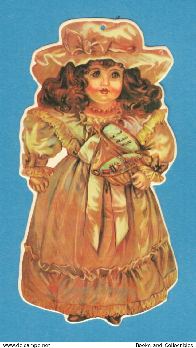 H-1102 * VINTAGE DOLL GREETINGS © 1986 Merrimack Publ. Corp., New York - Kinder