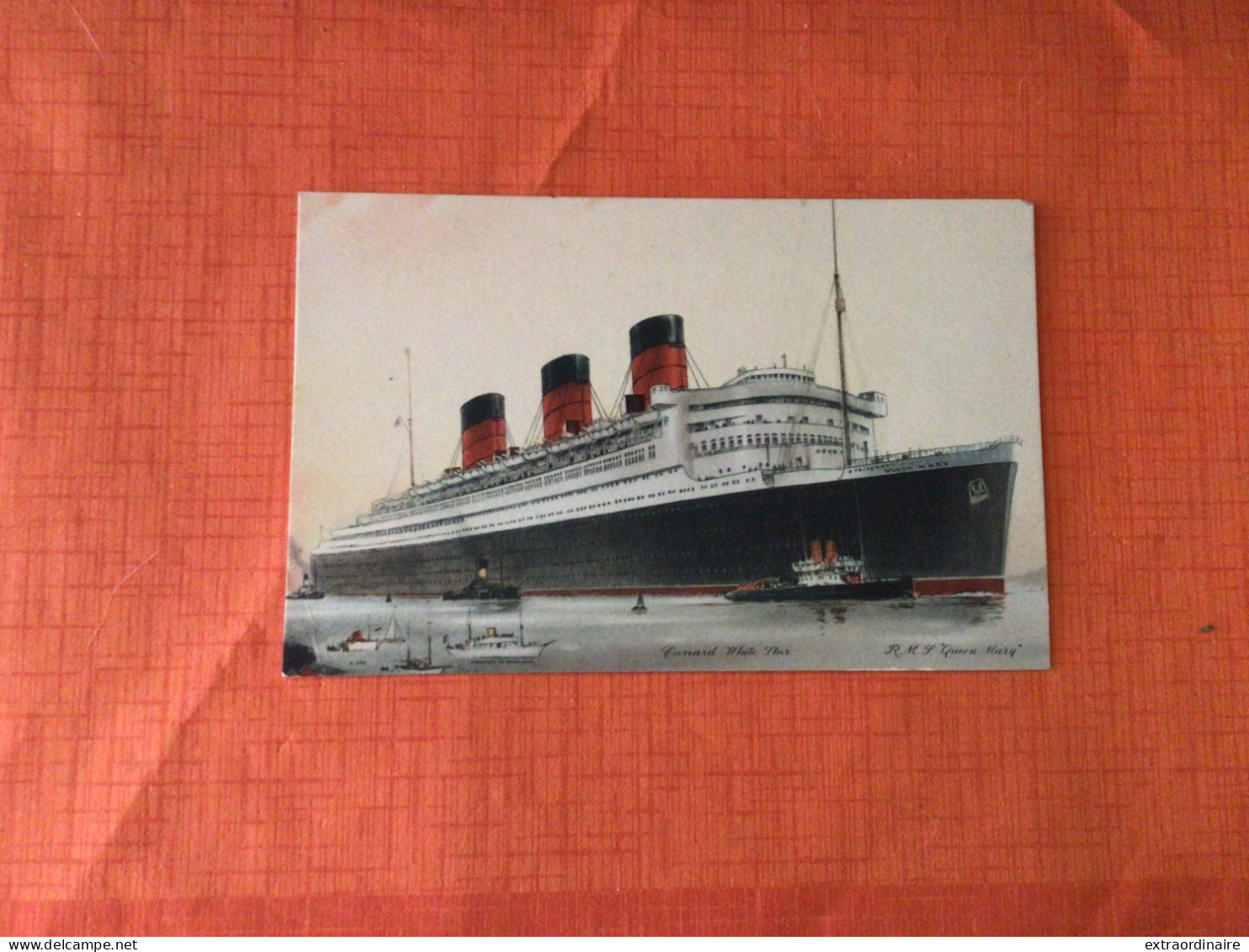 Bateau Cunard White Star R.M.S. Queen Mary  No. 509 - Arte