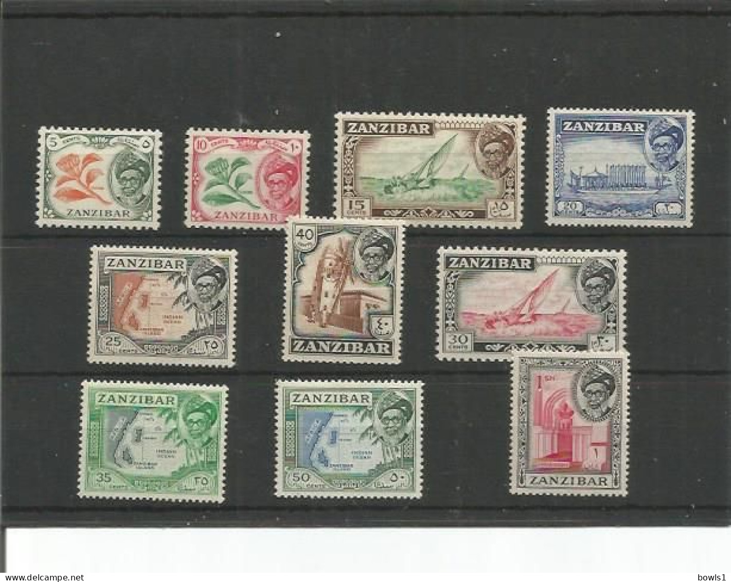 Zanzibar -  Selection  Of 10  M/m  Stamps As Per Scan - Zanzibar (1963-1968)