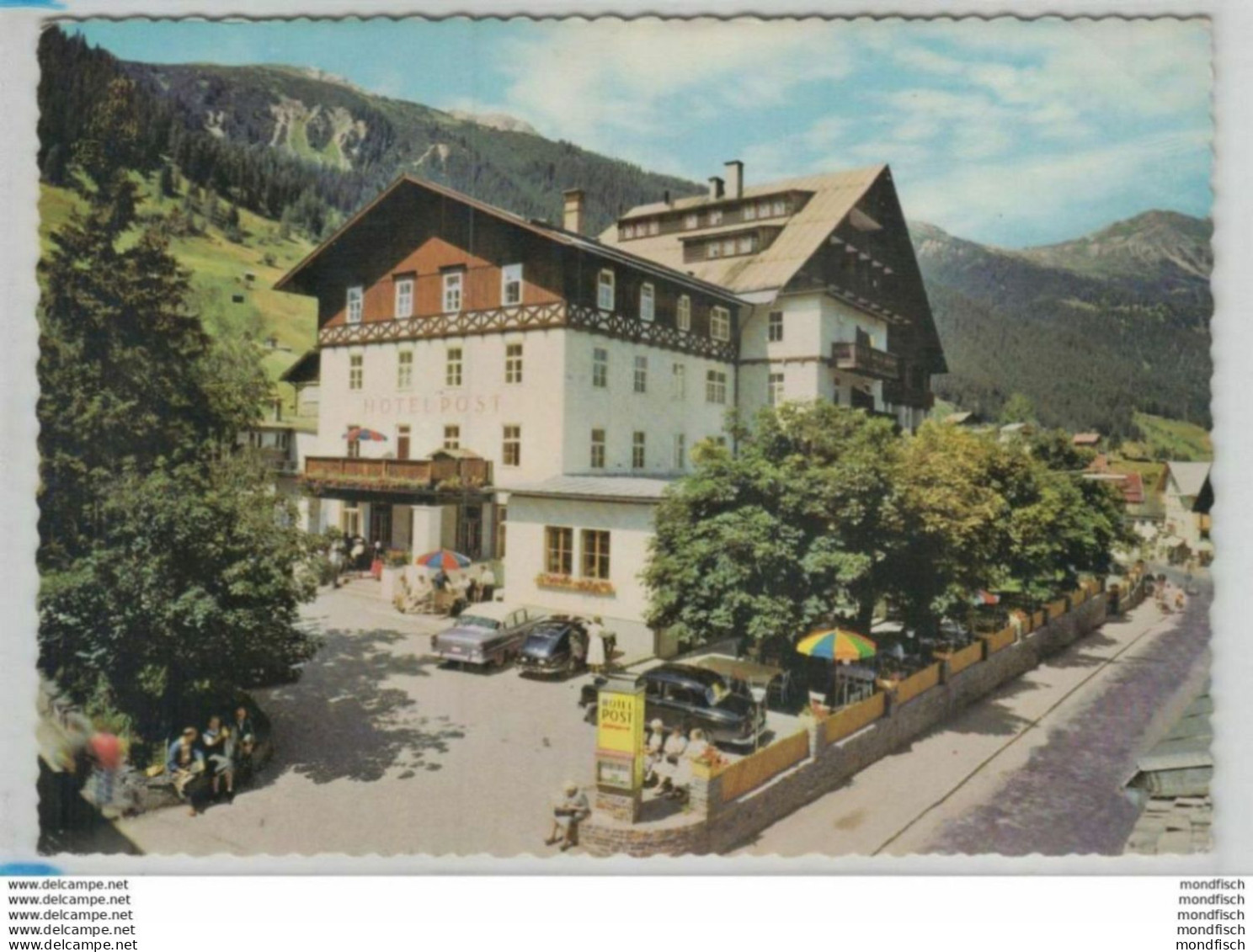 St. Anton Am Arlberg - Hotel Post 197? - Auto - Mercedes - Oldtimer - St. Anton Am Arlberg