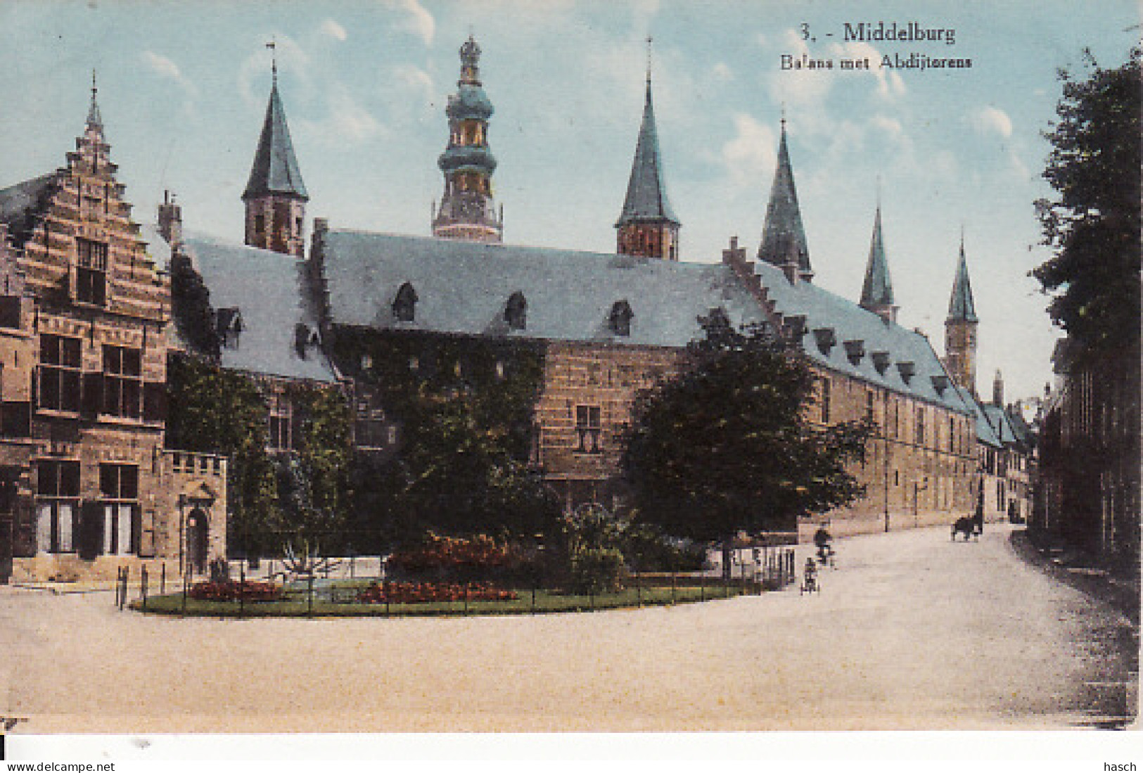 258911Middelburg, Balans Met Abdijtorens 1929 - Middelburg