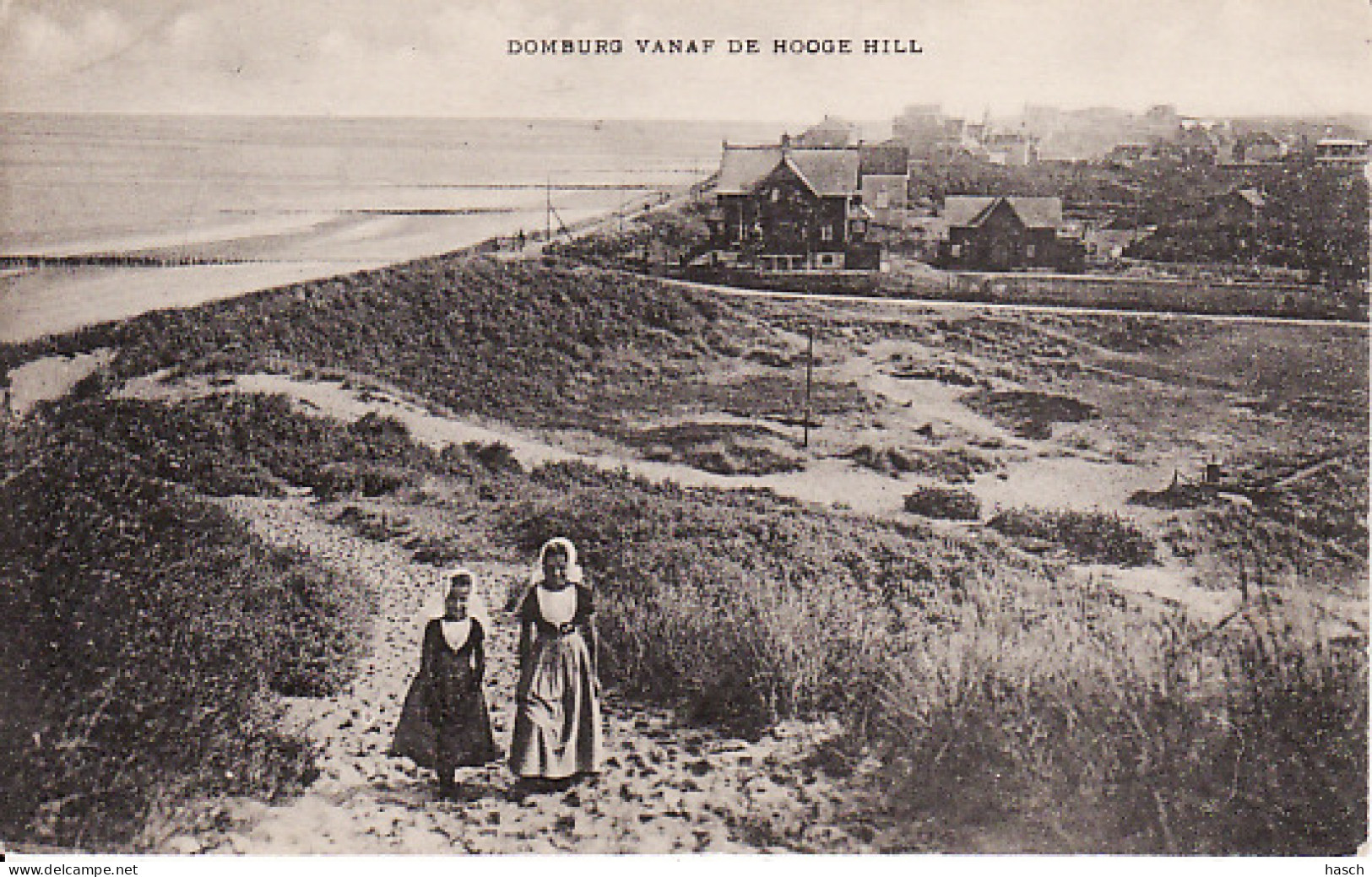 258912Domburg, Vanaf De Hooge Hill - Domburg