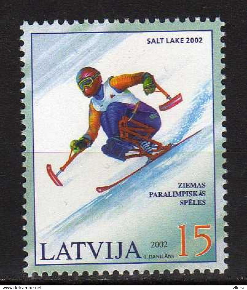 Latvia - 2002 Paralympic Games - Salt Lake City.sport. MNH** - Lettland