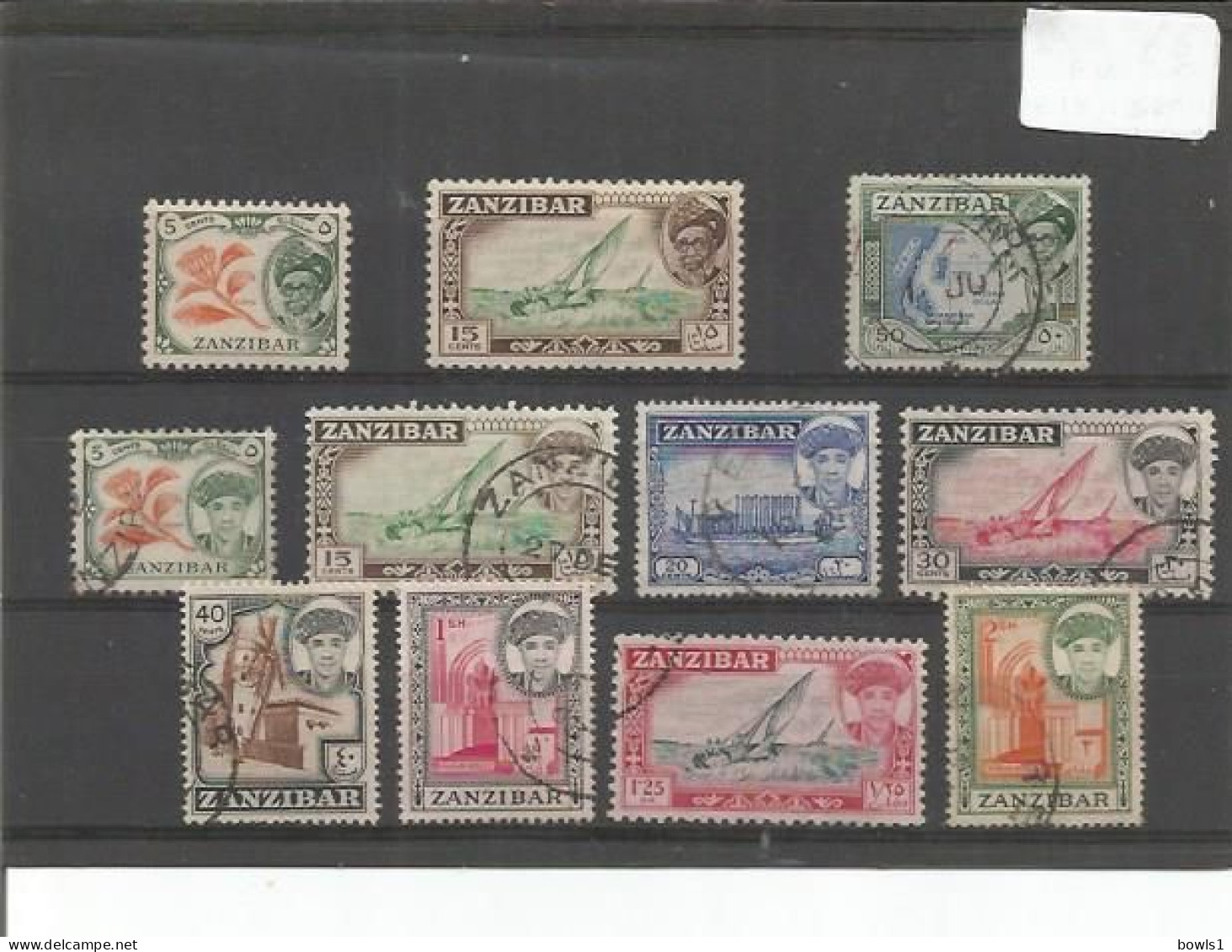 Zanzibar -  Selection  Of 11 Fine Used  Stamps As Per Scan - Zanzibar (1963-1968)