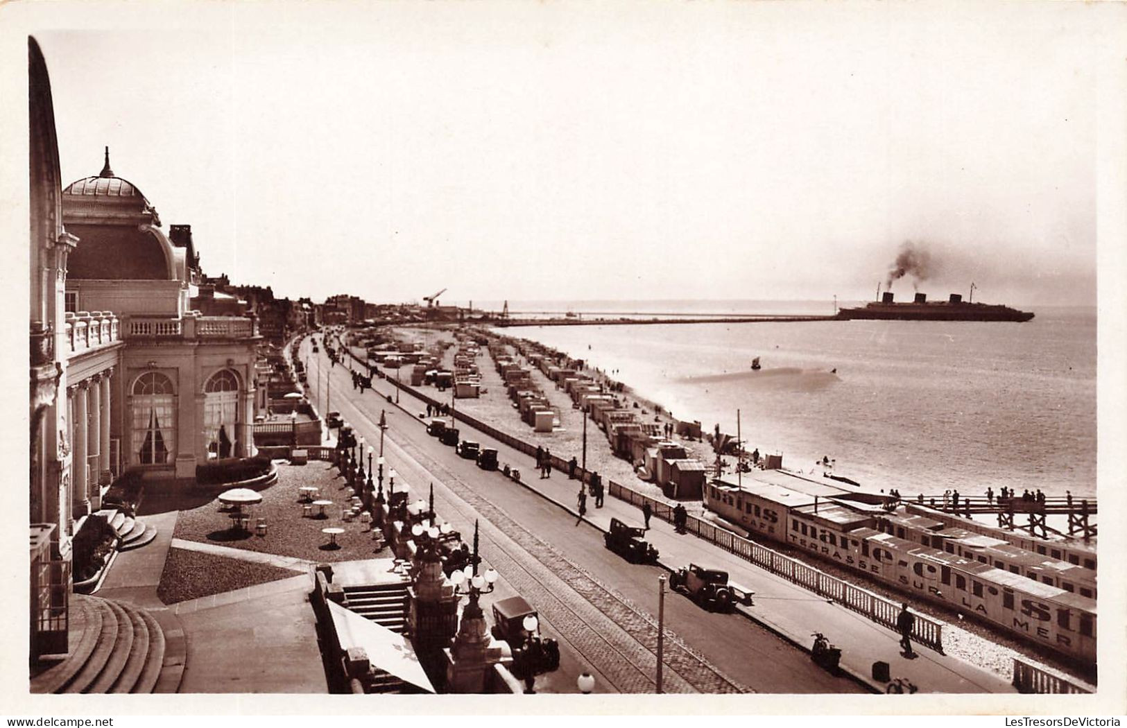 FRANCE - Le Havre - Normandie Entrant Au Port - Vue Générale Du Pont - Animé - Carte Postale Ancienne - Portuario