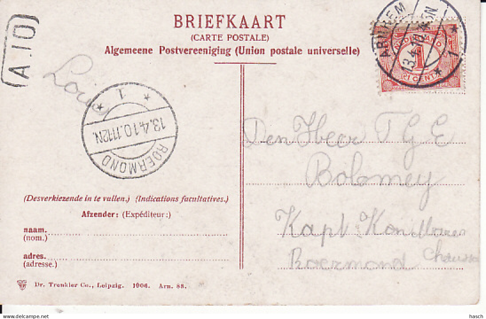 258966Arnhem, Lauwersgracht 1910 - Arnhem