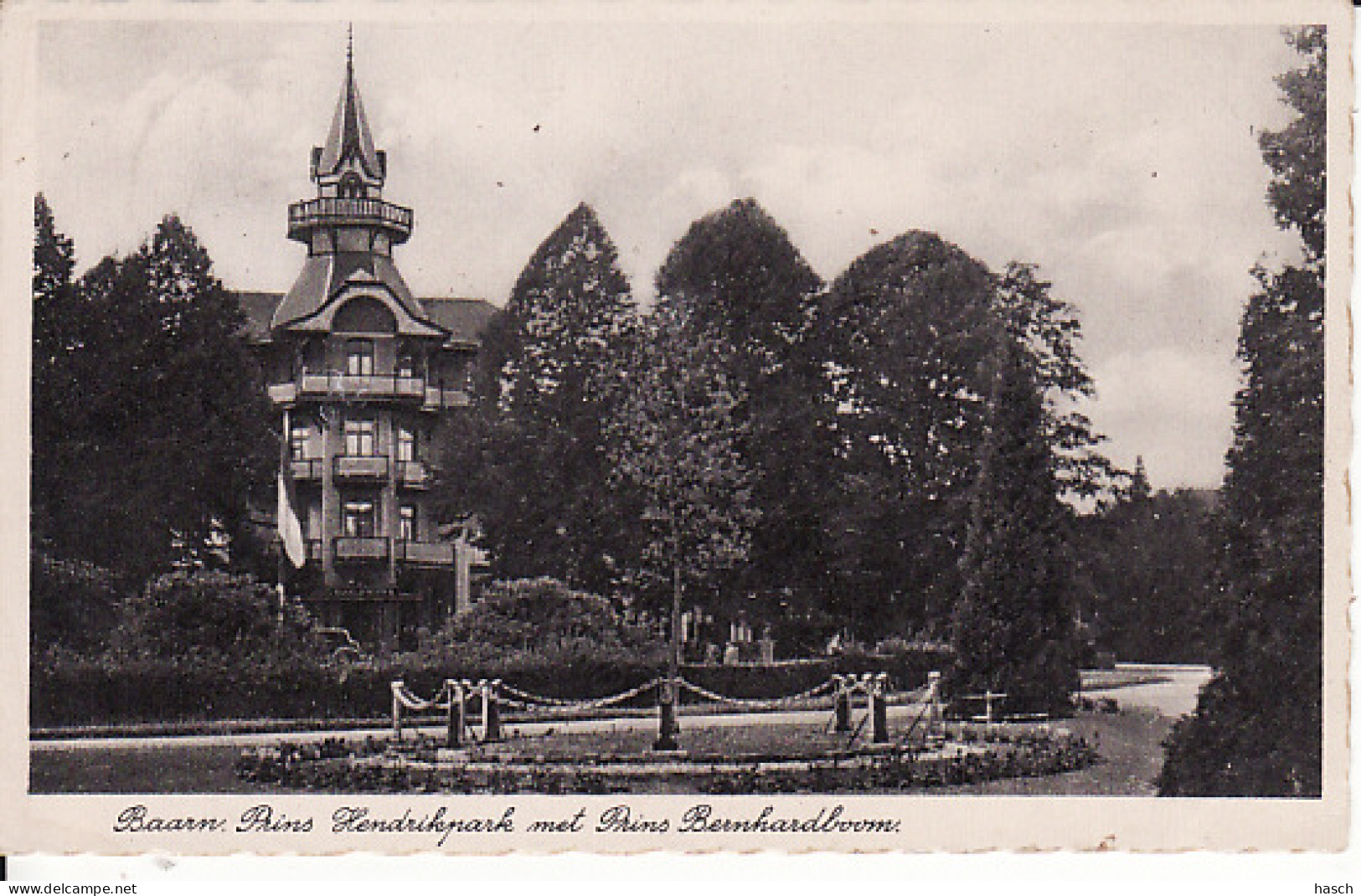 258972Baarn, Prins Hendrikpark Met Prins Bernhardboom 1941 - Baarn