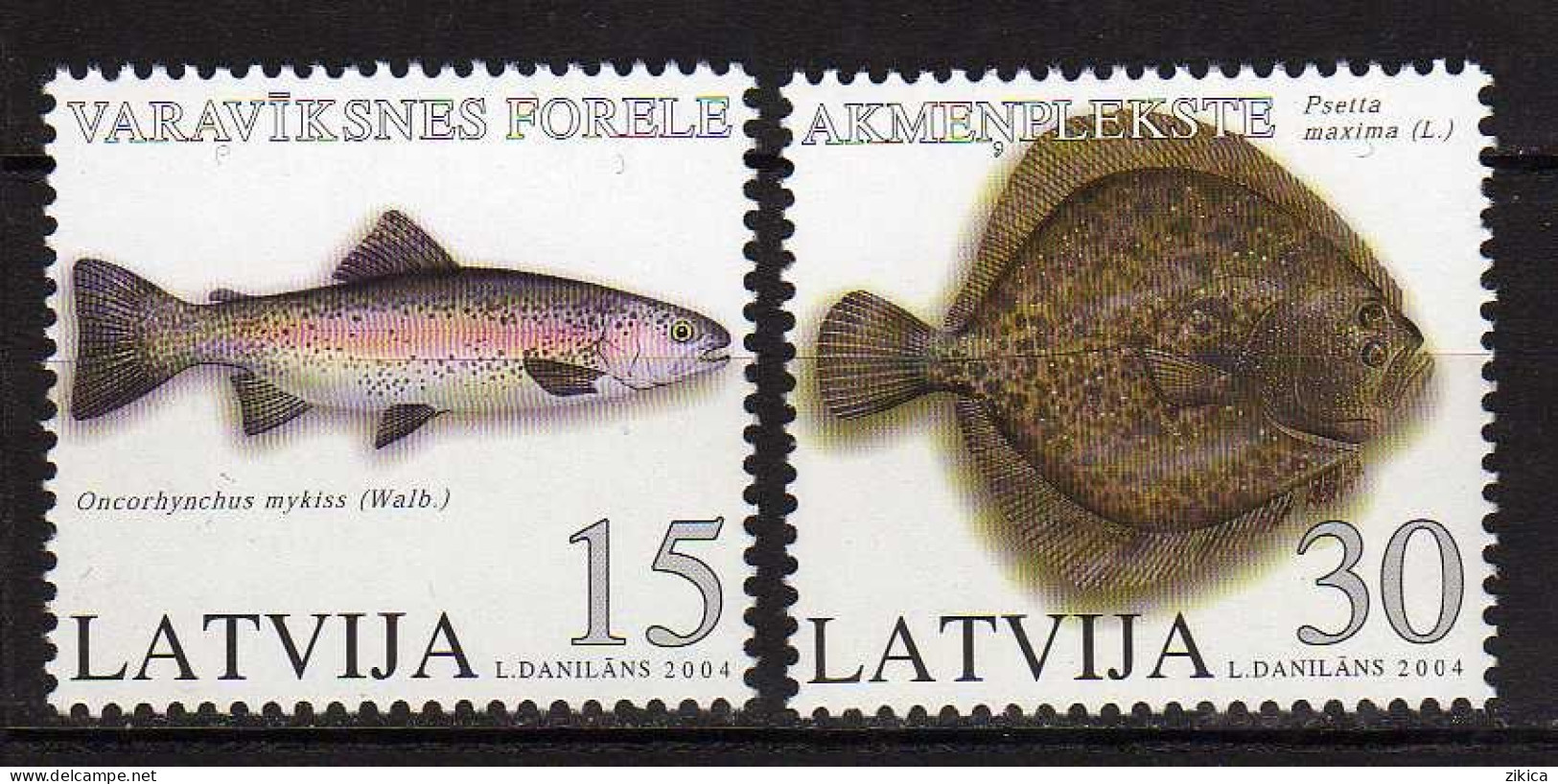 Latvia - 2004 Fish.fishes. MNH** - Lettland
