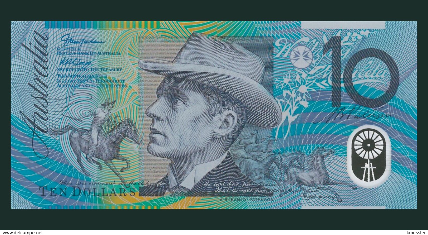 # # # Banknote Australien (Australia) 10 Dollars Polymer 2003 (P-58 ) UNC # # # - Specimen