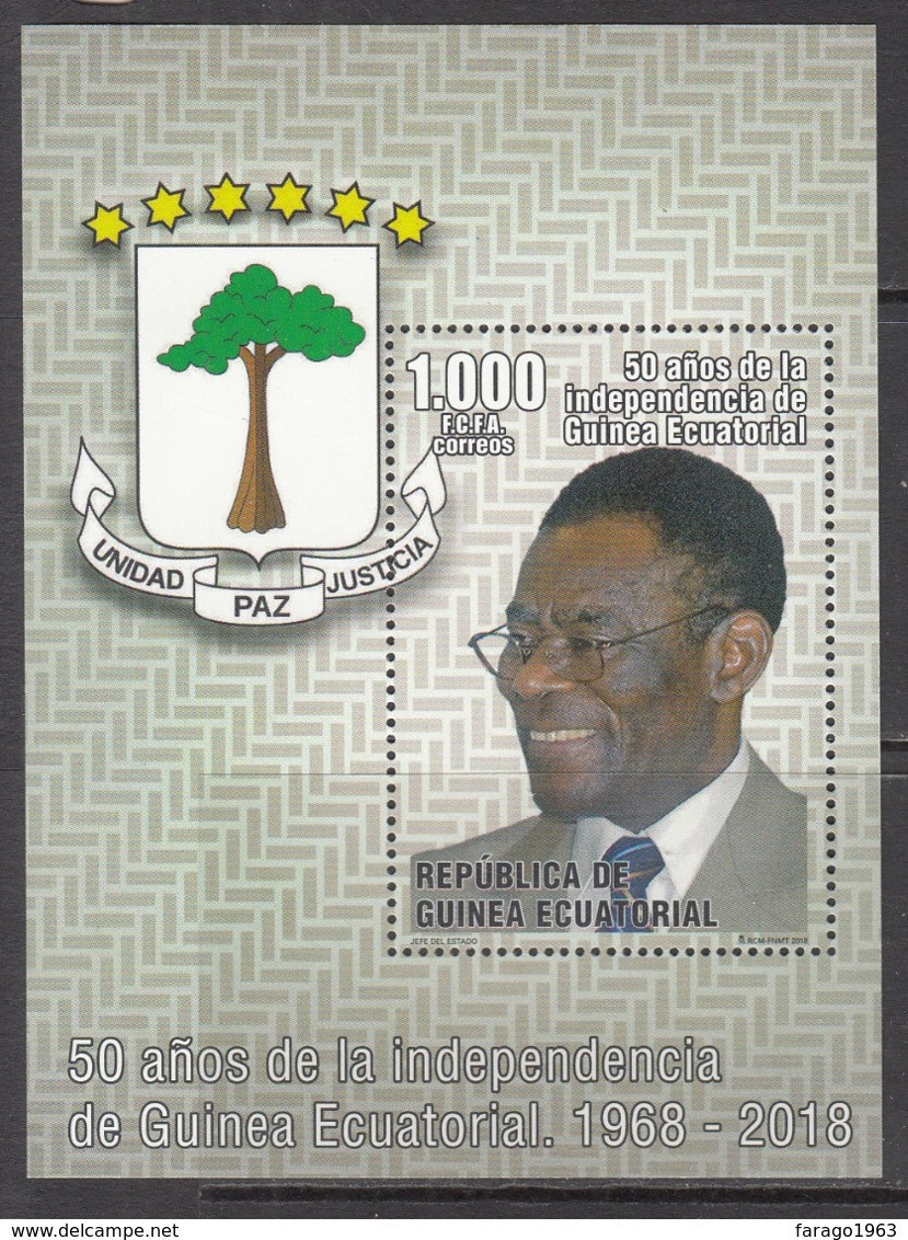 2018 Equatorial Guinea Independence Anniversary President  Complete Souvenir Sheet MNH - Äquatorial-Guinea