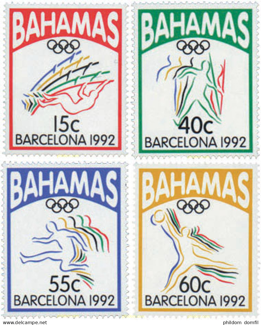 52925 MNH BAHAMAS 1992 25 JUEGOS OLIMPICOS VERANO BARCELONA 1992 - Bahamas (1973-...)