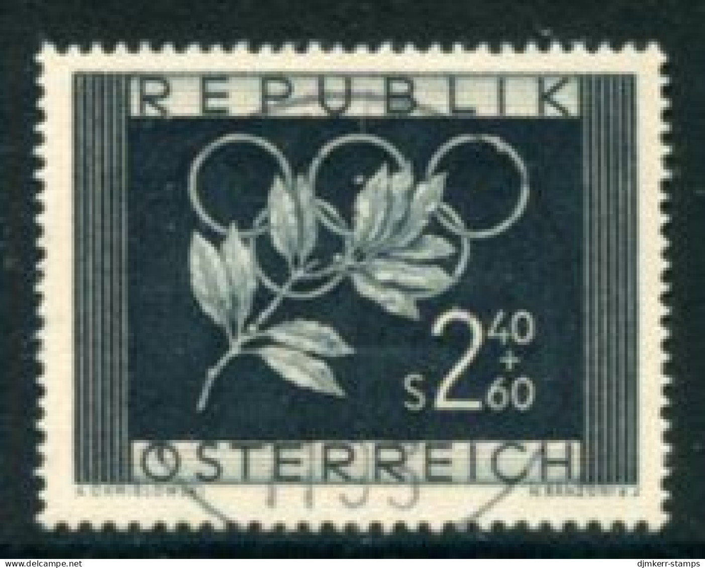 AUSTRIA 1952 Olympic Games Used.  Michel 969 - Oblitérés