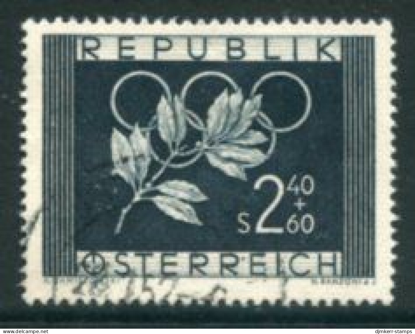 AUSTRIA 1952 Olympic Games Used.  Michel 969 - Oblitérés