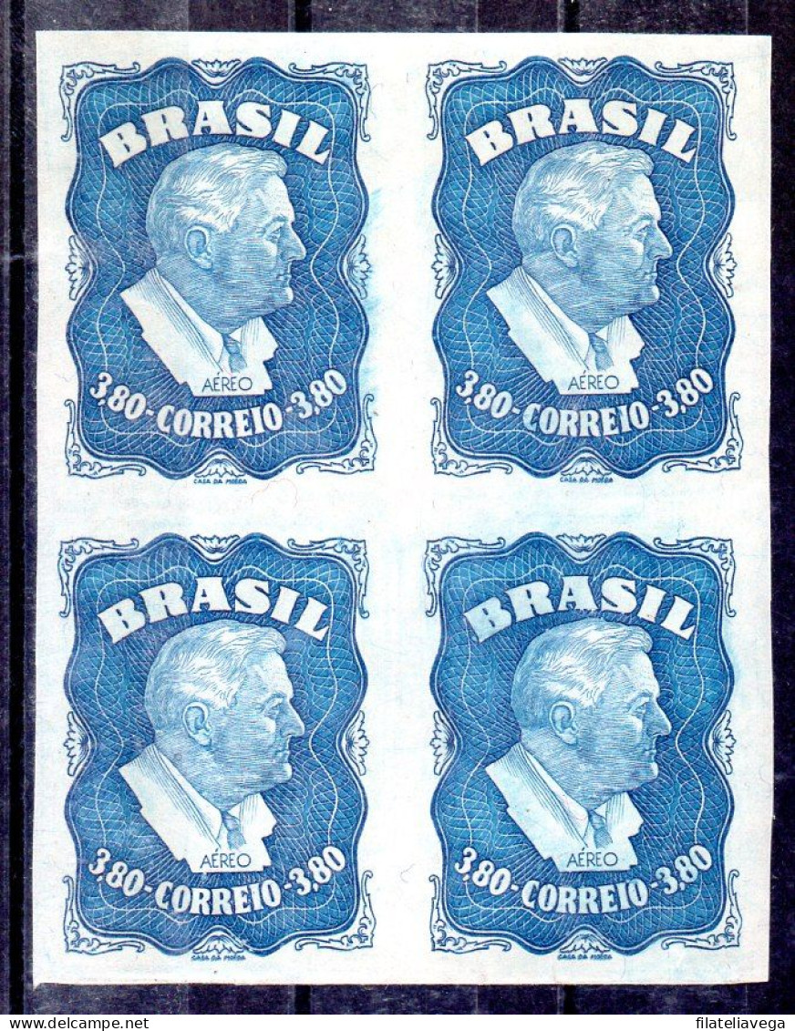 Brasil Bloque De Cuatro Aéreo Nº Yvert 62  ** - Airmail