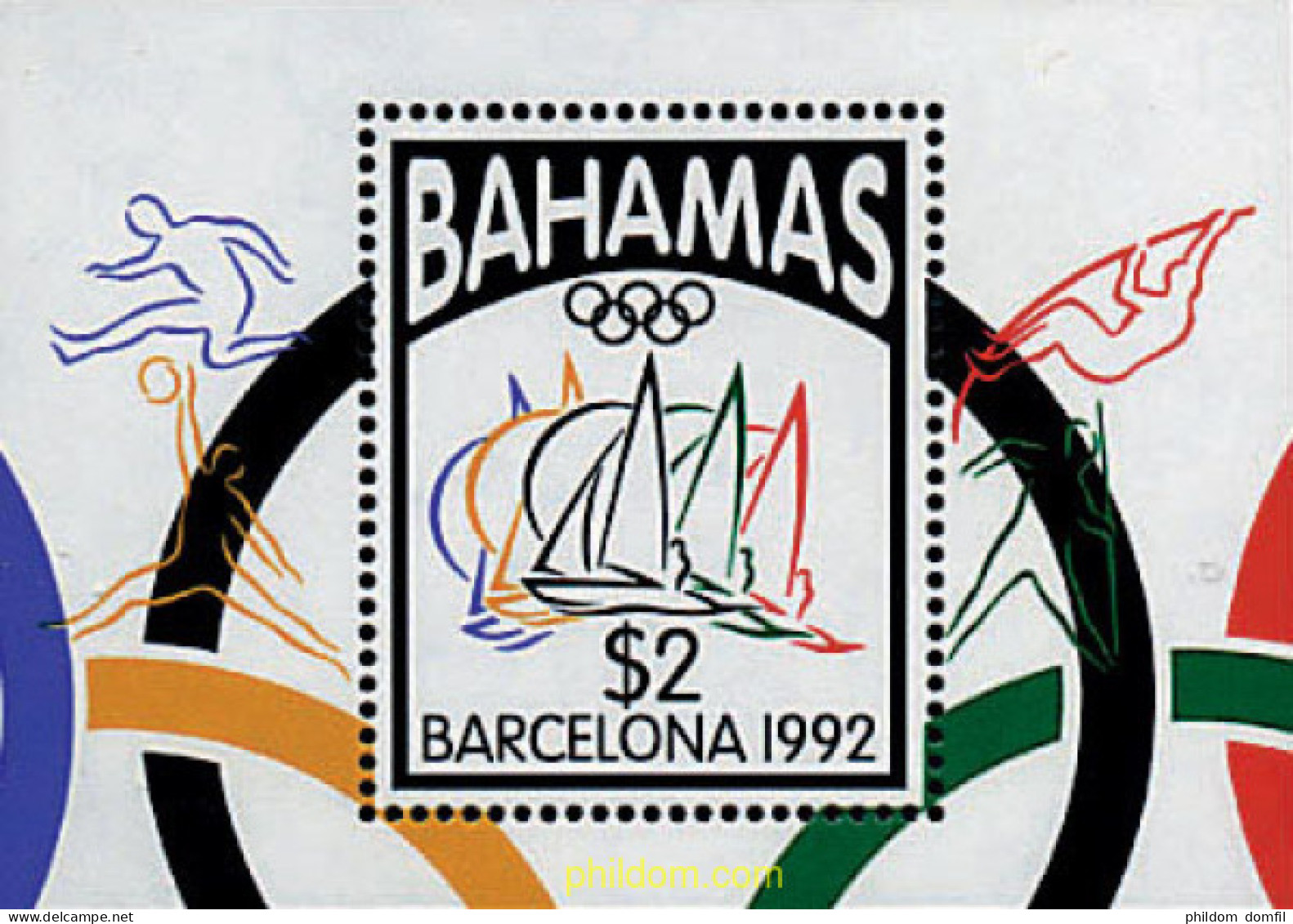 47498 MNH BAHAMAS 1992 25 JUEGOS OLIMPICOS VERANO BARCELONA 1992 - Bahamas (1973-...)