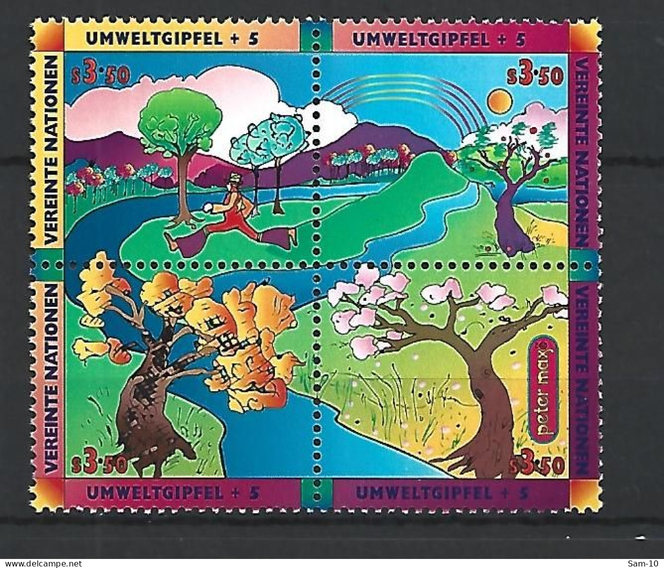 Timbre De Nations Unies Vienne Neuf ** 246 / 249 - Neufs