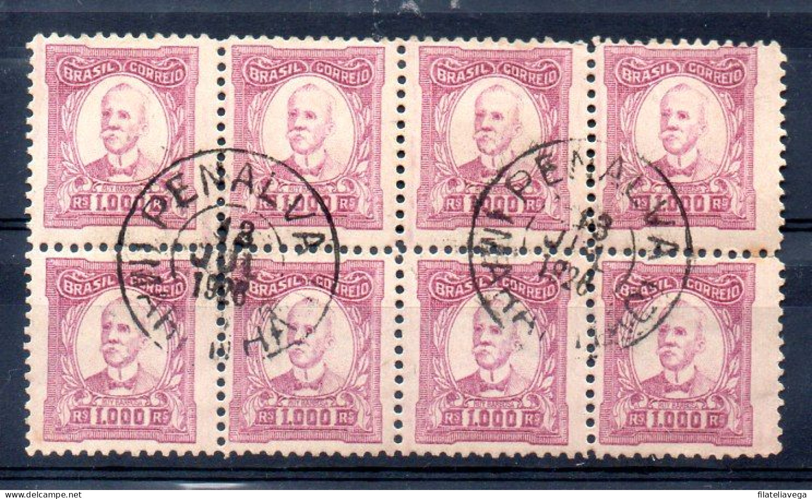 Brasil 8 Series Nº Yvert 188a O ( Filigrana A) - Used Stamps