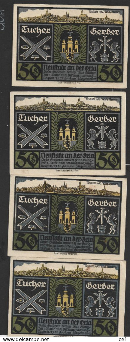 Lot A 24 --11 Notgeld ALLEMAGNE - Vrac - Billets