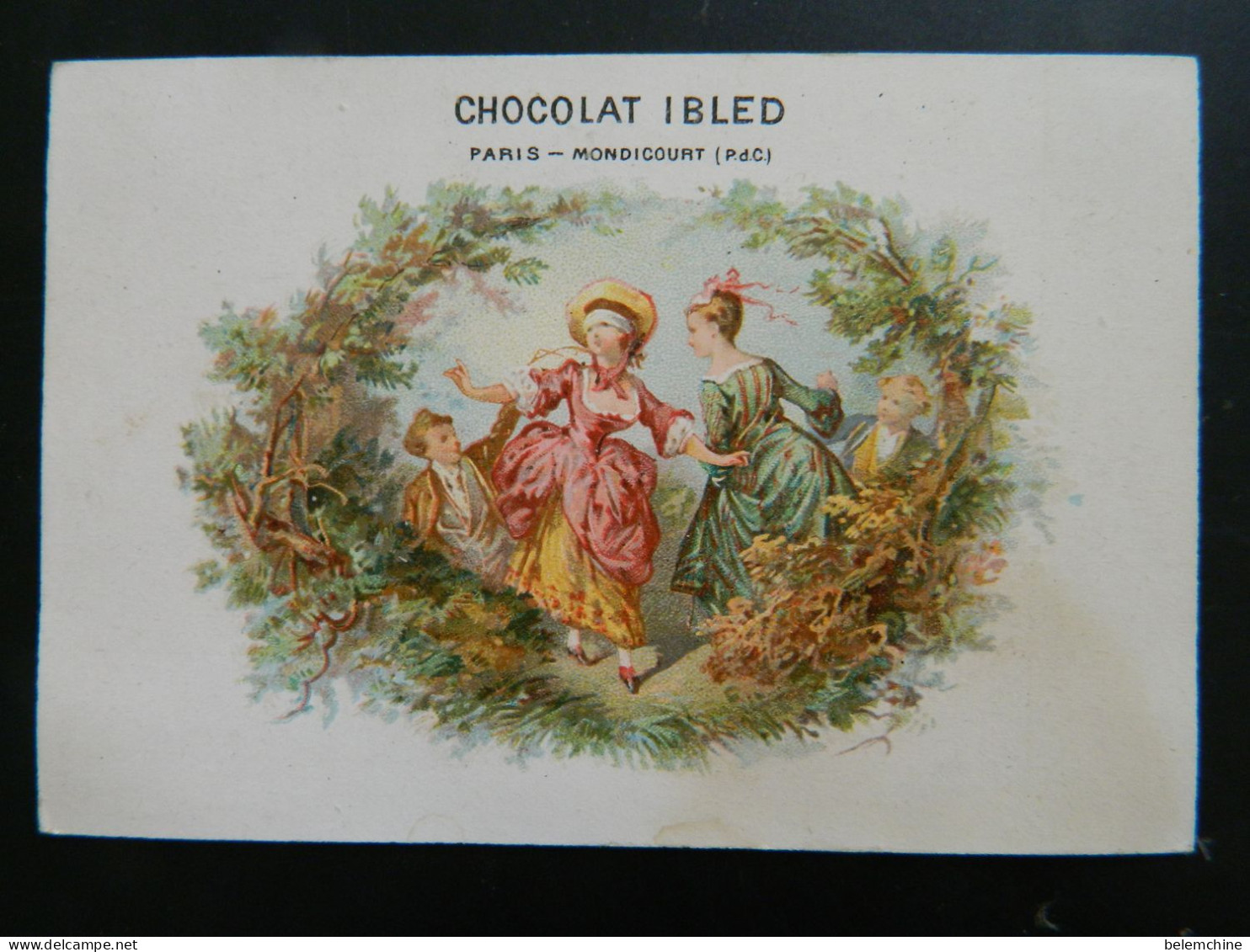 CHROMO      CHOCOLAT IBLED      ( 11,5   X  7,7  Cms)    1 - Ibled