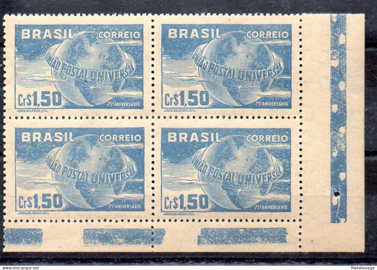 Brasil Bloque De Cuatro Nº Yvert 479 ** - Unused Stamps