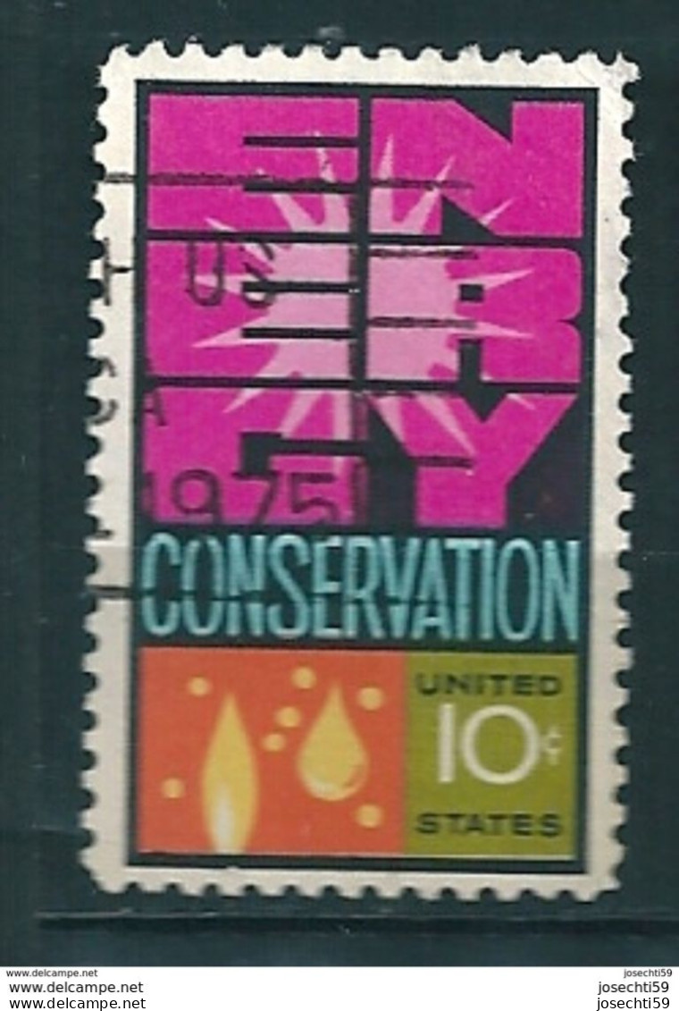 N° 1036 Energy Conservation - Sans Gomme  Timbre Stamp Etats-Unis (1974)  USA United States - Usati