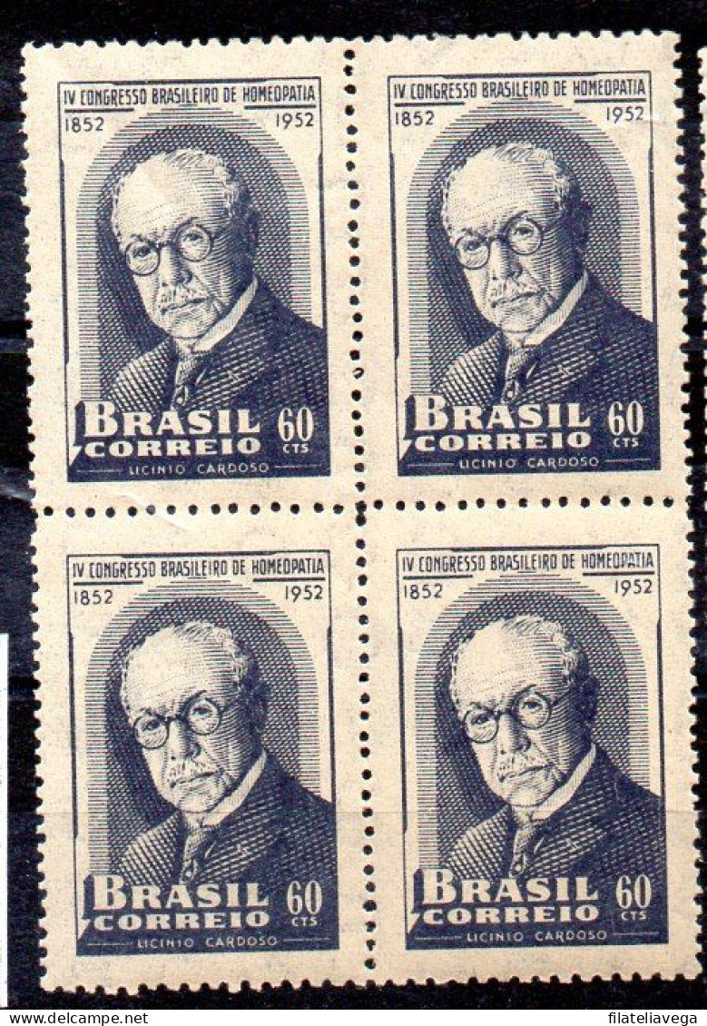 Brasil Bloque De Cuatro Nº Yvert 509 ** - Unused Stamps