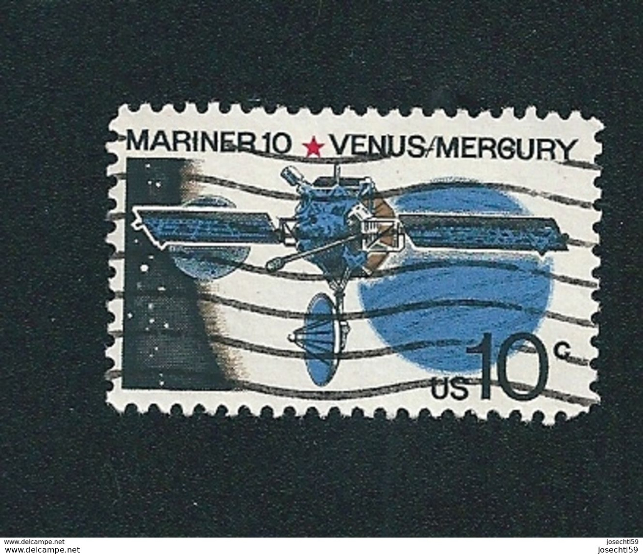 N° 1050 Mission De Mariner 10 Vers Vénus Et Mercure Timbre    Etats Unis Oblitéré 1975 USA - Oblitérés