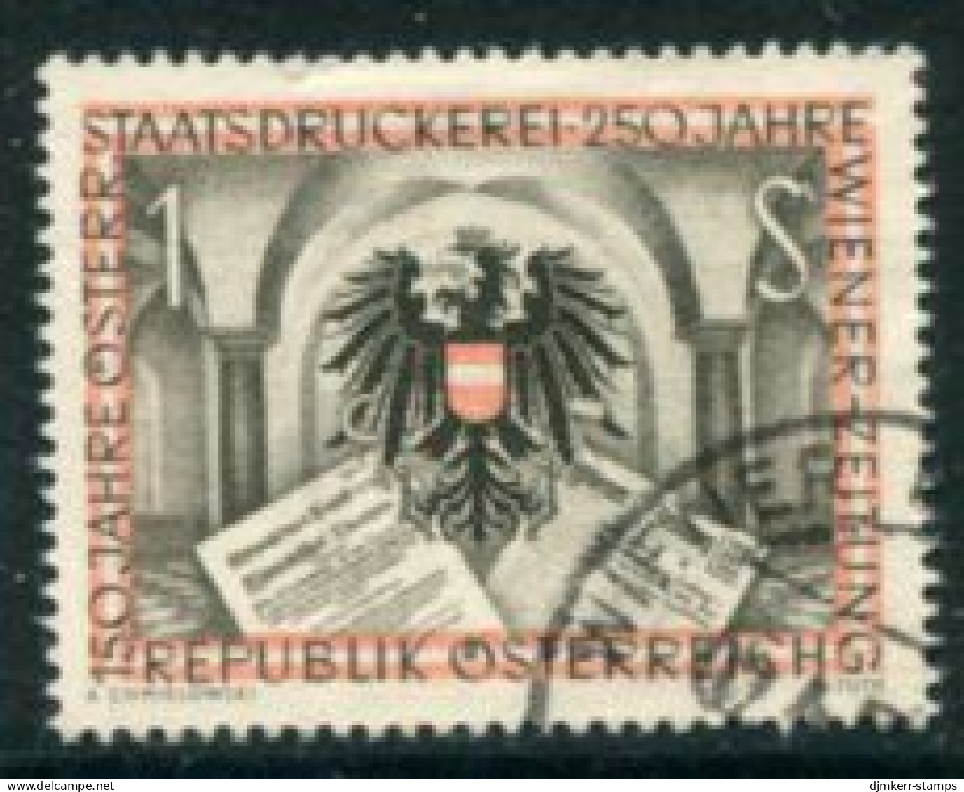 AUSTRIA 1954  State Printing Works  Used.  Michel 1011 - Oblitérés