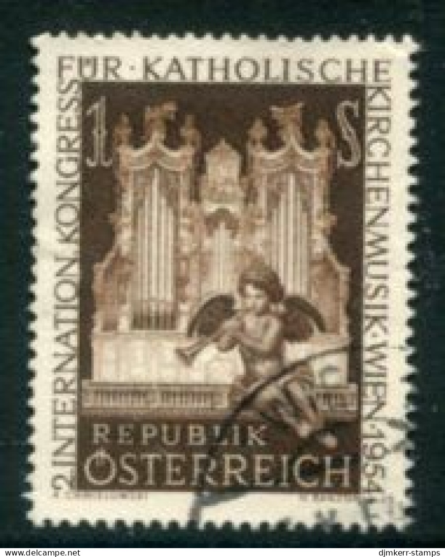 AUSTRIA 1954  Catholic Church Music Congress Used.  Michel 1008 - Oblitérés