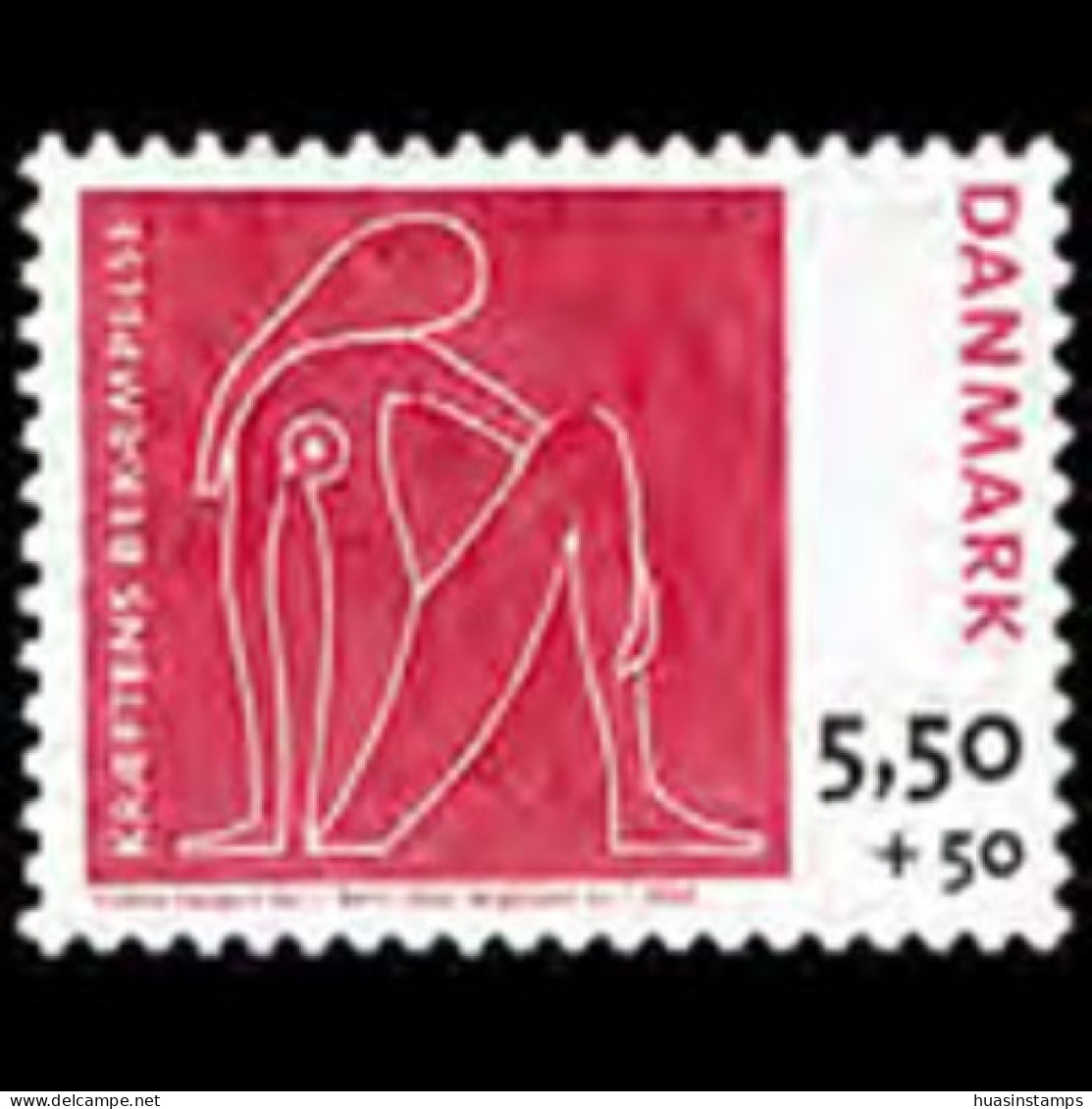 DENMARK 2008 - Scott# B93 Cancer Soc.80th. Set Of 1 MNH - Nuevos