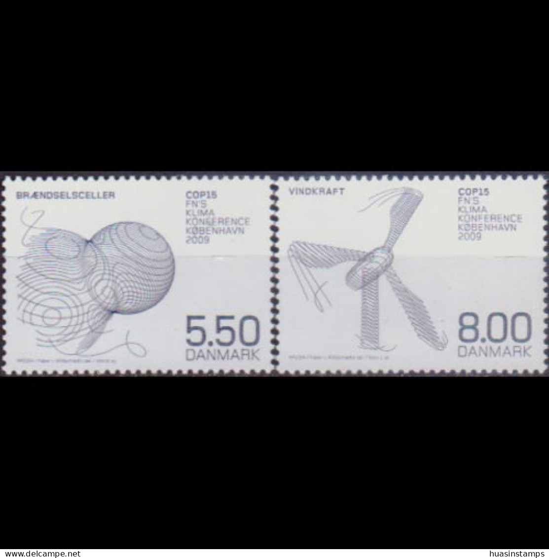 DENMARK 2009 - Scott# 1444-5 Climate Conf. Set Of 2 MNH - Nuevos