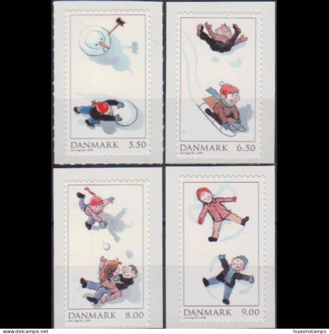 DENMARK 2009 - Scott# 1449-52 Children Playing Set Of 4 MNH - Nuevos