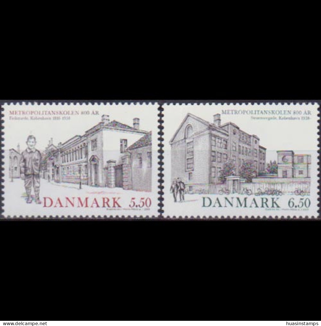 DENMARK 2009 - Scott# 1442-3 Metropol School Set Of 2 MNH - Neufs