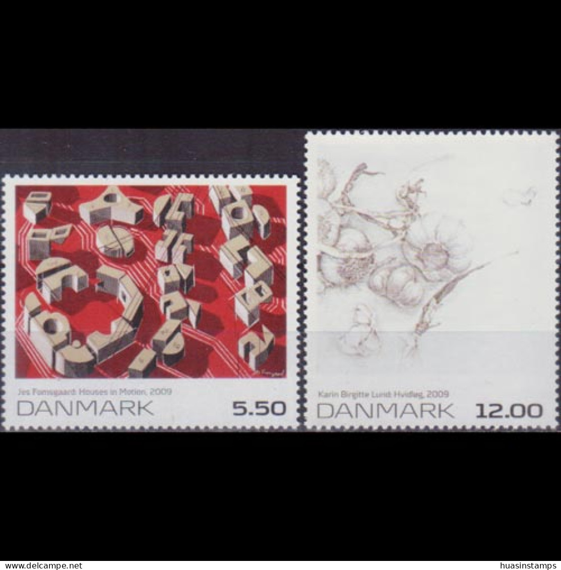 DENMARK 2009 - Scott# 1446-7 Modern Art Set Of 2 MNH - Nuevos