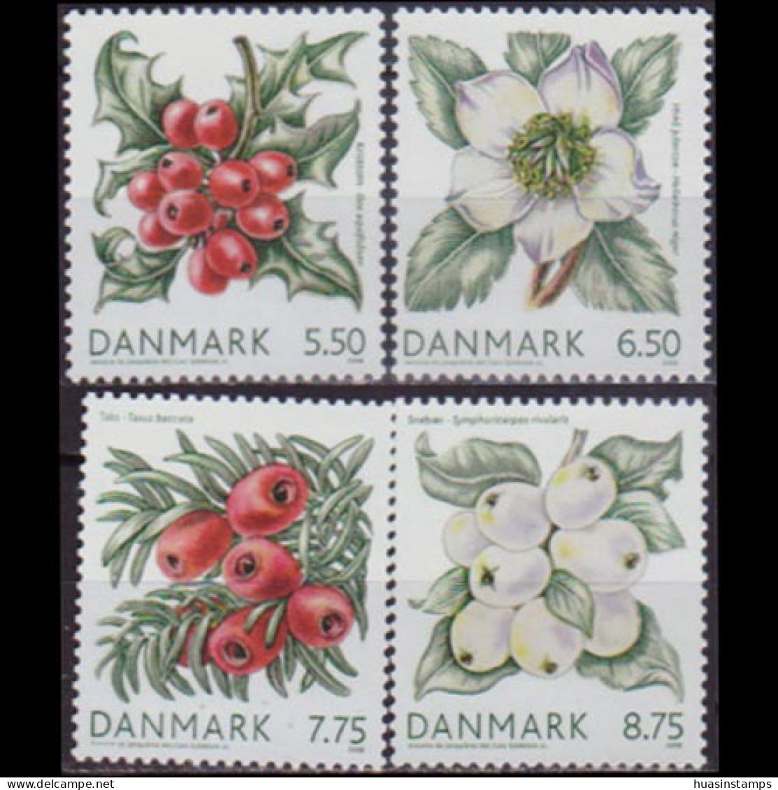 DENMARK 2008 - Scott# 1418-21 Strawberries Set Of 4 MNH - Nuevos