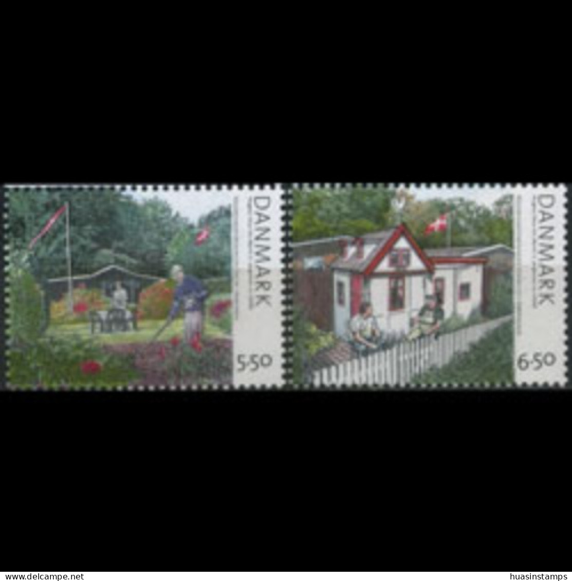 DENMARK 2008 - Scott# 1406-7 Small Gardens Set Of 2 MNH - Nuevos