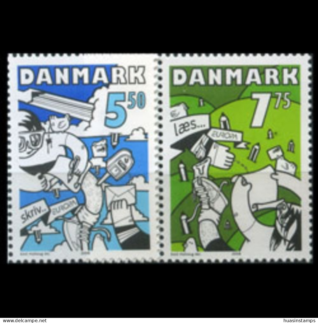 DENMARK 2008 - Scott# 1404-5 Europa-Letters Set Of 2 MNH - Nuevos