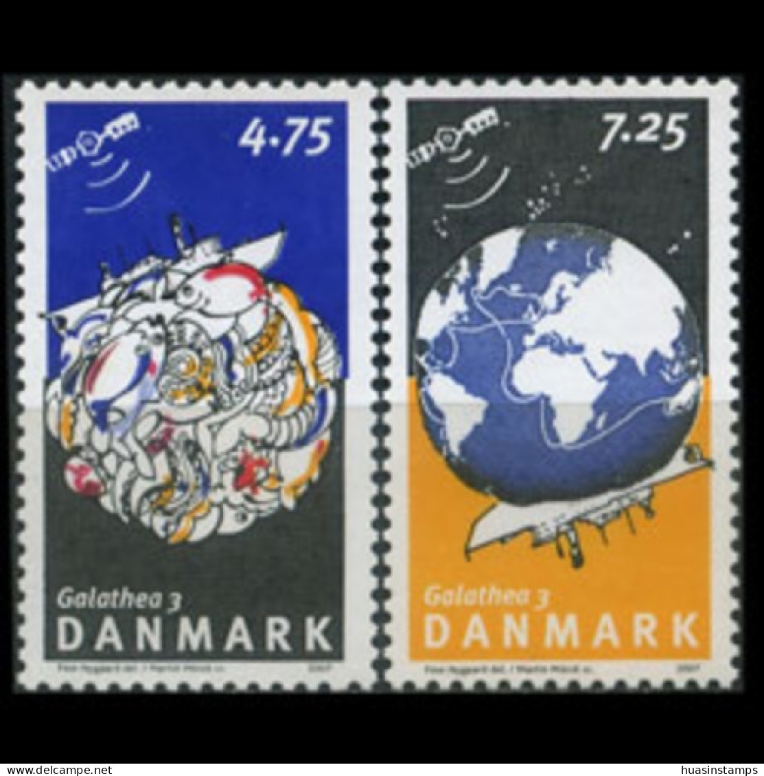 DENMARK 2007 - Scott# 1378-9 Scientific Exped. Set Of 2 MNH - Nuevos