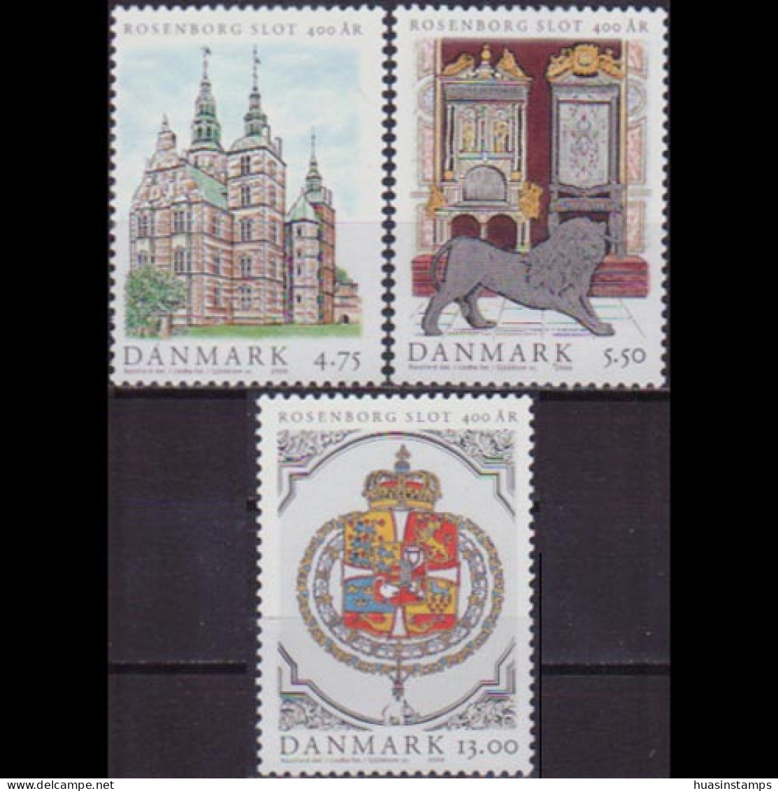 DENMARK 2006 - Scott# 1351-3 Castle 400th. Set Of 3 MNH - Ungebraucht