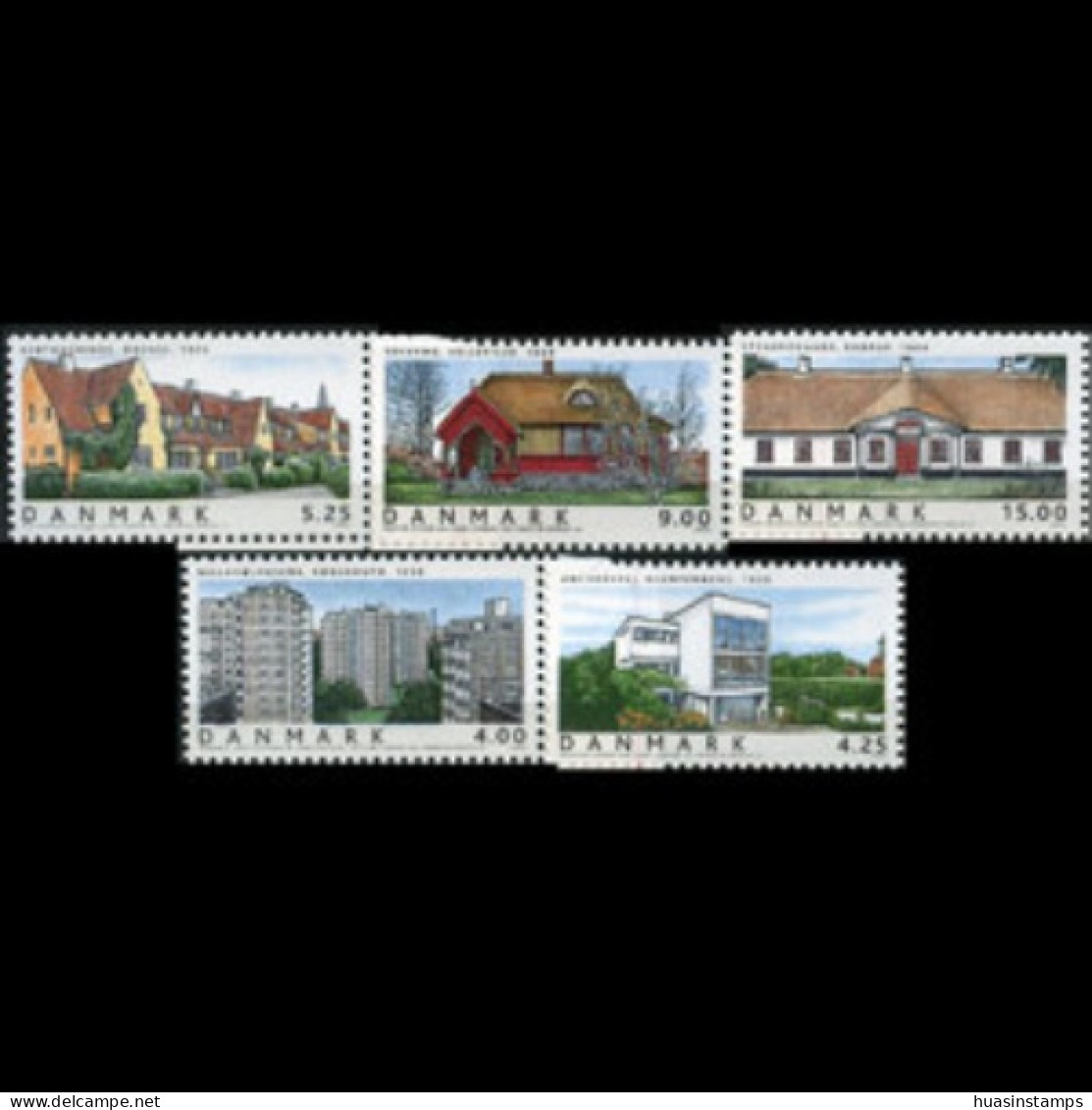 DENMARK 2003 - Scott# 1257-61 Danish Houses Set Of 5 MNH - Ungebraucht