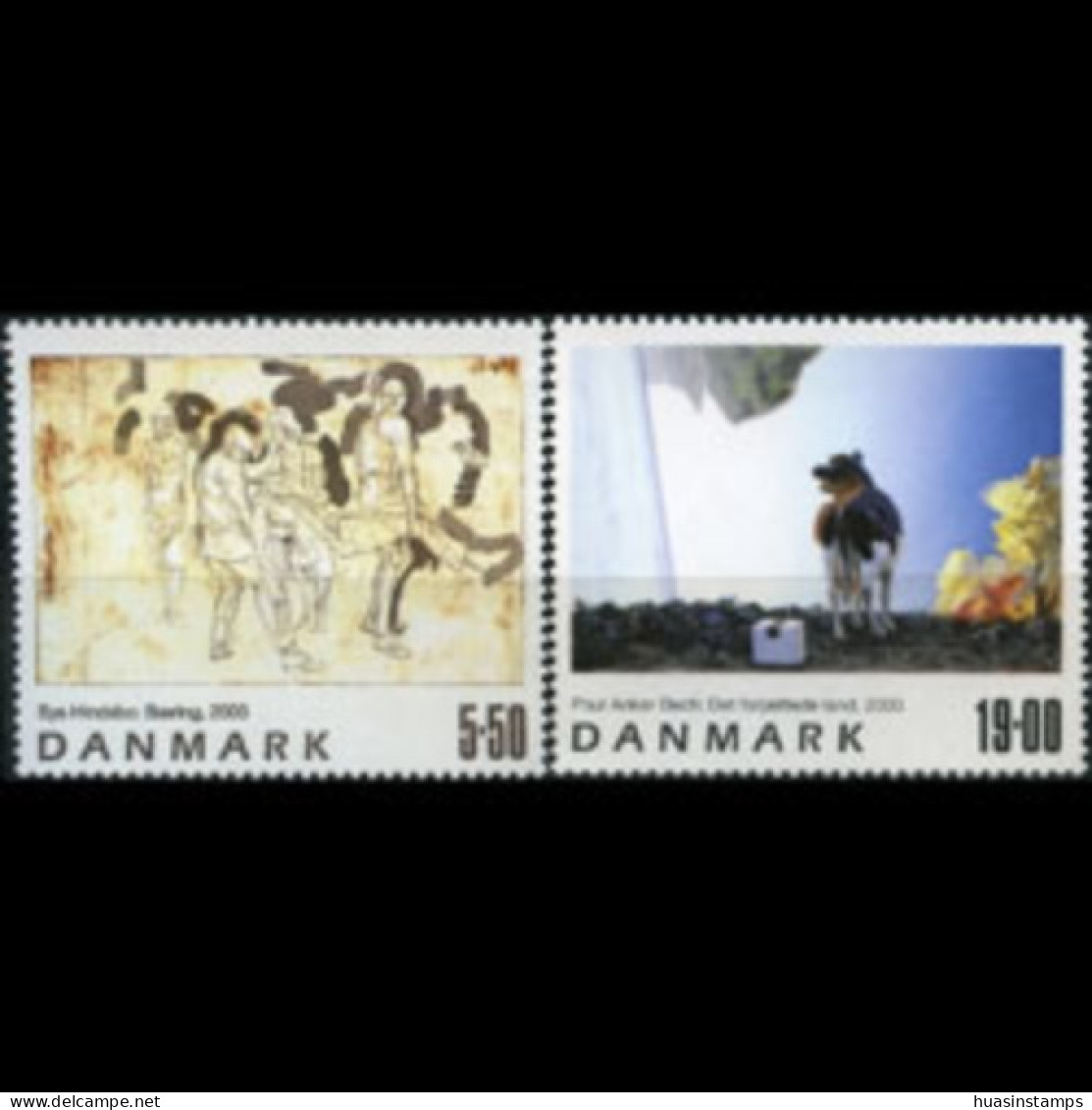DENMARK 2003 - Scott# 1255-6 Modern Paintings Set Of 2 MNH - Neufs