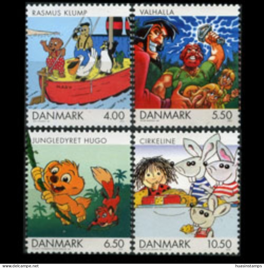 DENMARK 2001 - Scott# 1218-21 Cartoons Set Of 4 MNH - Ungebraucht