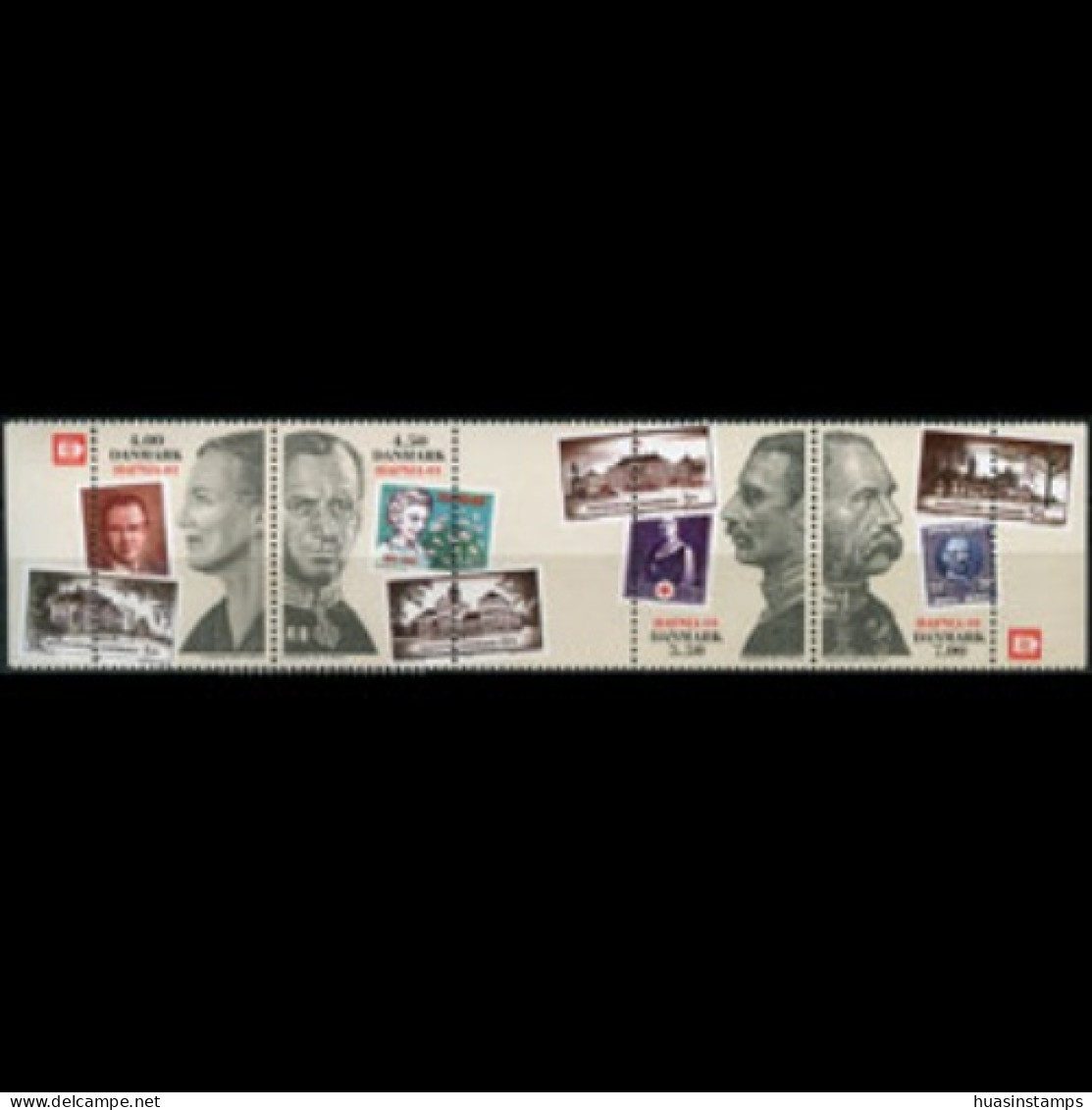 DENMARK 2001 - Scott# 1213b Monarches Strip Set Of 4 MNH - Unused Stamps