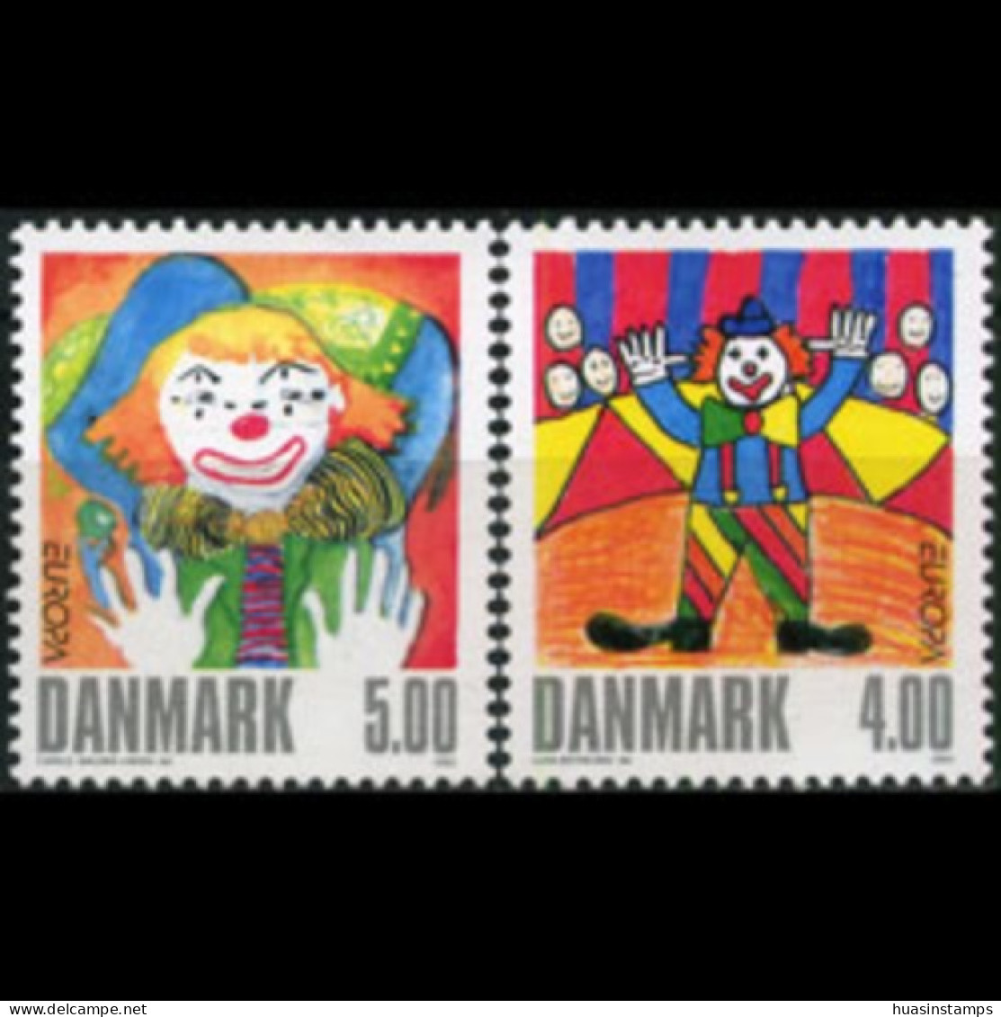 DENMARK 2002 - Scott# 1224-5 Europa-Clowns Set Of 2 MNH - Ongebruikt