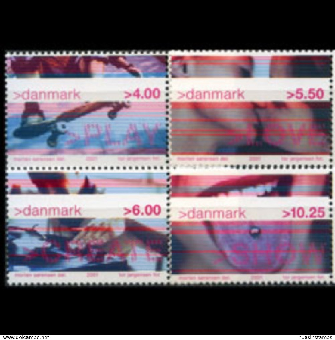 DENMARK 2001 - Scott# 1206-9 Youth Culture Set Of 4 MNH - Unused Stamps