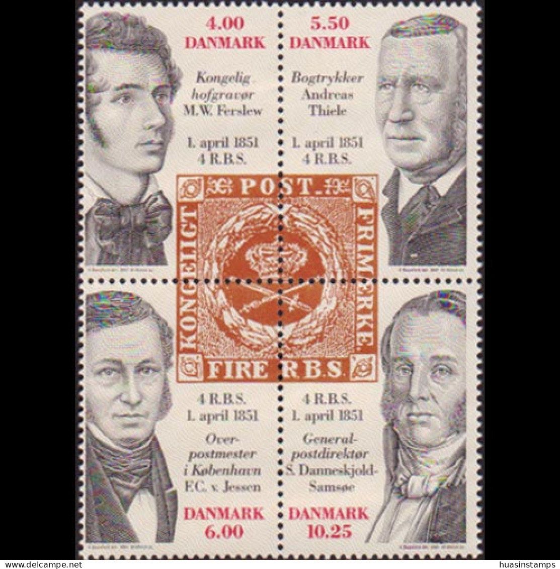 DENMARK 2001 - Scott# 1198-201 Stamp 150th. Set Of 4 MNH - Neufs
