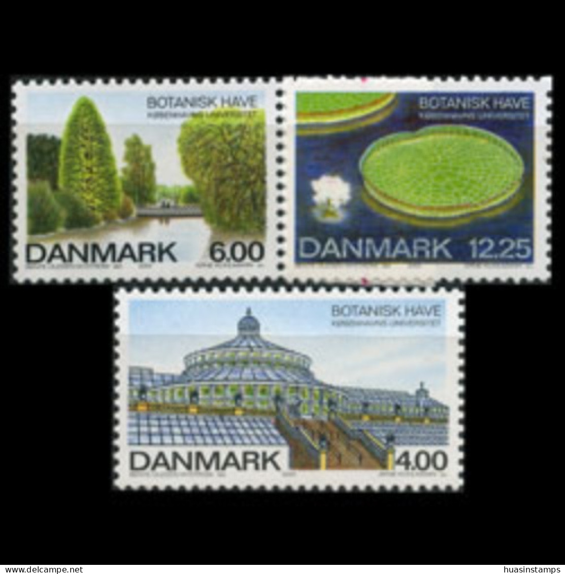 DENMARK 2001 - Scott# 1193-5 Botanical Gardens Set Of 3 MNH - Unused Stamps